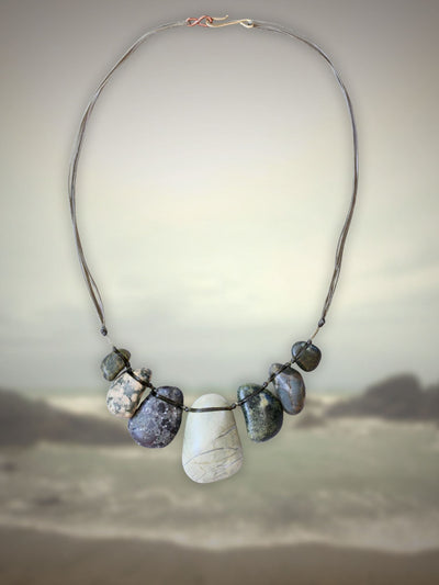 Gem Stone Beach Necklaces